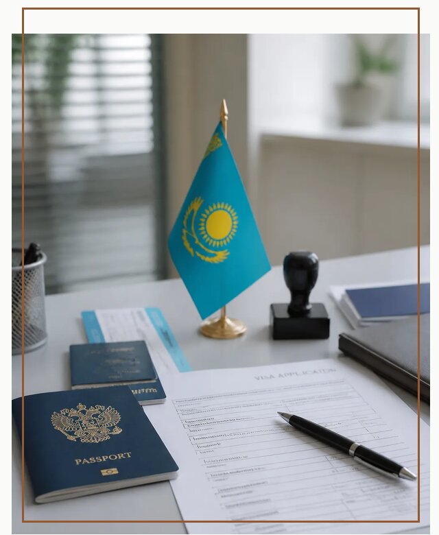 Оформление визы в Казахстан для поездки и работы в Саранске